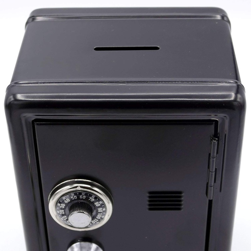 Metal Safe Shaped Money Box with Key