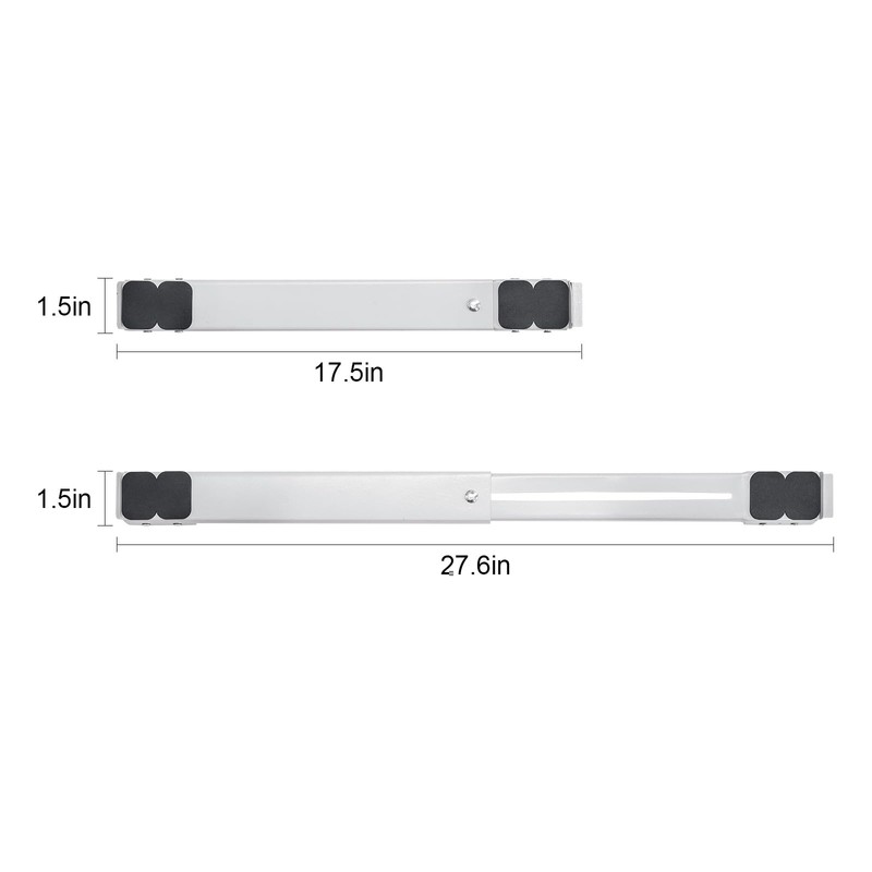 Happybuy 660 lbs Capacity Appliance Rollers, Extendable Mobile Fridge Stand