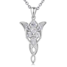 Miaofu Lord Of The Rings Necklace Arwen Evenstar Necklace For Women Arwen Necklace Jewelry Gift With 5A Cubic Zirconia