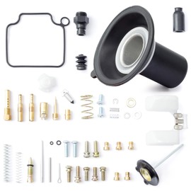 Erchon Carburetor Repair Kit Compatible with Honda Rebel 250/CMX 250/CA250 1985-2016 Version Motorcycle, Single Carburetor Version with Plunger Assembly