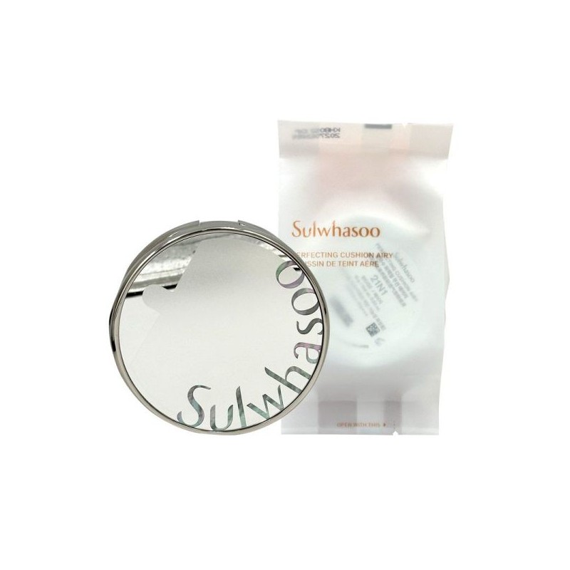 Sulwhasoo 설화수 퍼펙팅 쿠션 에어리 15gX2 (본품+리필) Sulwhasoo Perfecting Cushion