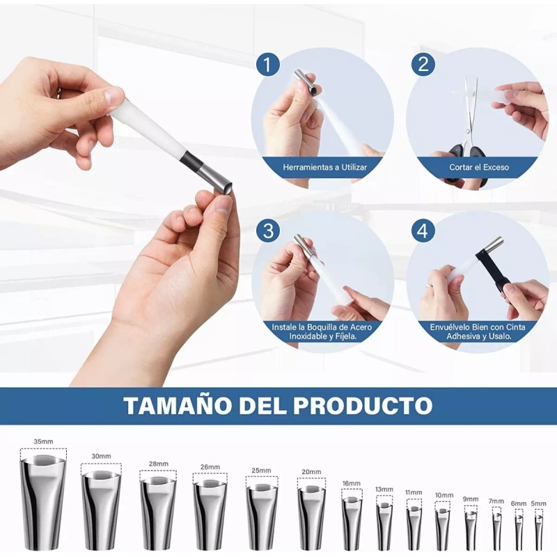 Baixi 35pza Herramientas De Calafateo De Silicona Para Cocina,baño
