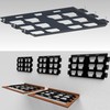 SZWJT-LV Packout Mounting Plate Compatible with Milwaukee Packout Toolbox,Metal Mounting