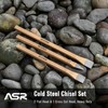 ASR Outdoor 3pc Heavy Duty Cold Steel Chisel Set Geology