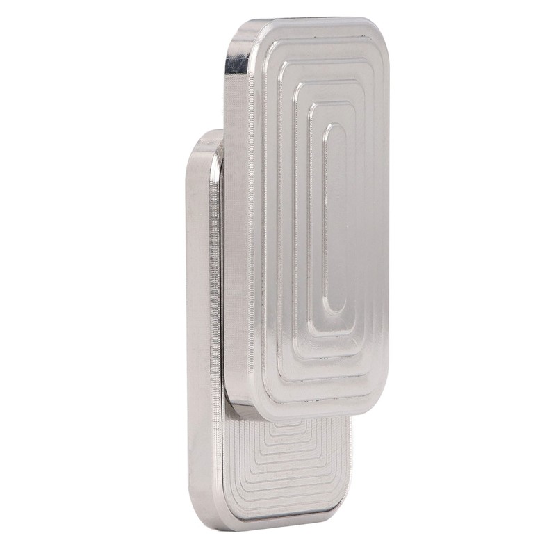 Metal Slider Toy Magnet Push Hand Slider Stainless Steel Stress
