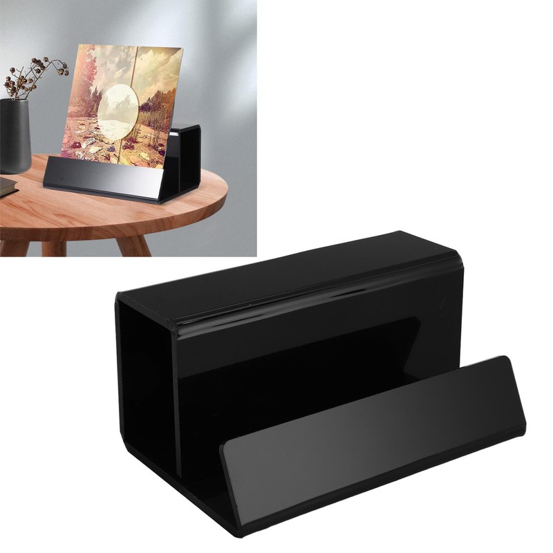 Vinyl Record Stand Acrylic Holder Rack Retro Albums Turntables Decoration