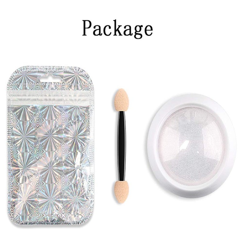Chrome Pearl Shell Powder Nail Art Glitter Pigment Pearl Powder