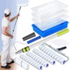18 Inch Paint Roller Kit, 14 Pack Paint Roller Set