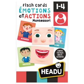 Flashcards Émotions et Actions Montessori Or Emotions and Actions Flash Cards Learn to Recognise Facial Expressions and Emotions