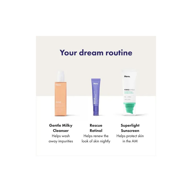Crema Renovadora Nocturna Rescue Retinol De Hero Cosmetics
