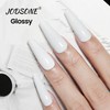 White Gel Nail Polish, 2Pcs 18ml White Gel Polish