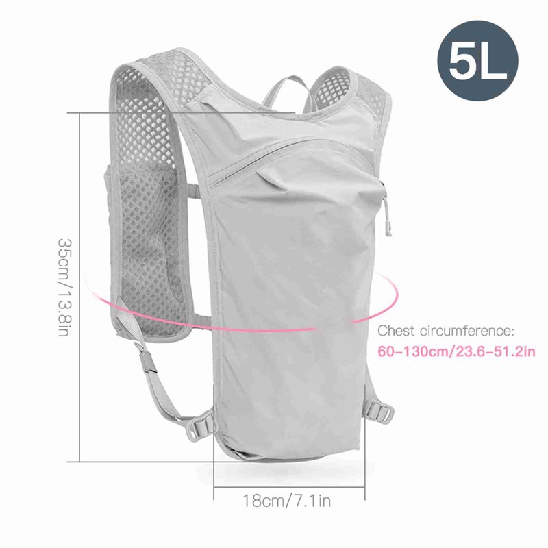 5L Outdoor Running Backpack Bicycle Backpack Sports Vest Ultralight Riding