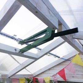 BIBISTORE 132 Lbs Capacity Heavy Duty Automatic Greenhouse Vent Opener Solar Power Auto Hothouse Window Opener Greenhouse Roof Vent Kit Greenhouse Accessories Perfect for Heavy Windows