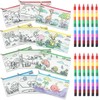 ICEPAPA, 12 Pencil Cases for Painting for Children and 12