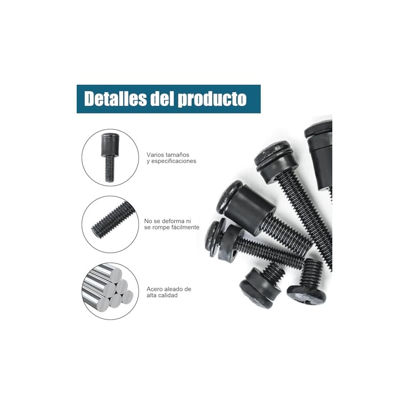 Tornillos Montaje Tv, Kit Universal de Tornillo M8 M6 M5