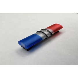 LED Ready Lightbar 1/24 25 LED Ready Jetstrobe Jetstream Lightbar Blue Red Clear Police Sheriff