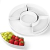 12.8" Serving Tray and Platters, Divided Serving Dishes, Serving Trays