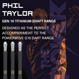 Target Phil Taylor G10 Interim Report (41 mm) Titanium Bays - 3 Stems Pack