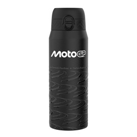 ion8 Vacuum Insulated Stainless Steel Water Bottle, 750 ml (24 oz), Leak-Proof, One-Hand Opening, Secure Locking, Dishwasher Safe, Carry Handle, Durable, Ideal for Sports, MotoGP Tilt