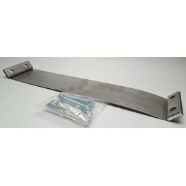 Ten 5" Stainless Steel Flat Band Style Exhaust Muffler Stack Pipe Clamps JT50ST