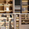 LED Shelf Channel,5 Pack 3.3FT/1Meter Cabinet LED Strip Aluminum Channel,Up