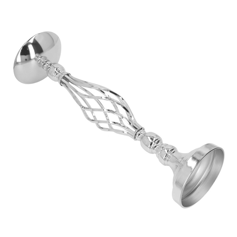 Table Candlestick Ornament Iron Twisted Curb Candle Holder Decorative Ornament