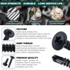 #10 x 1-1/2" Black Truss Head Self Drilling Screws (50
