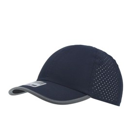 Plain Pro Cool Mesh Low Profile Baseball Cap with Adjustable (Reflective Navy)
