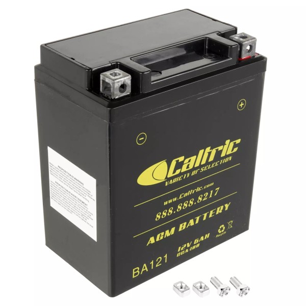 Caltric YTX7L-BS Caltric AGM Battery for Suzuki 33610-12F10 33610-15D10 33630-15D00