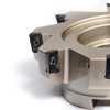 OSCARBIDE 5" x1-1/2 Indexable Face Mill, 1-1/2" Arbor Hole, 5"