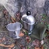 Goetland Stainless Steel WWII US Army Canteen Water Bottle Military