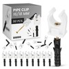Plastic Pipe Clamp Pipe Clamp Dowel Safe Pipes Safe Installation