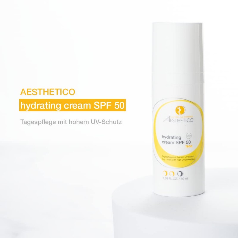 AESTHETICO Hydrating Cream SPF 50 Intensive Moisturising Day Cream with