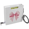 'Pink Bow' Keyring Tape Measure/Spirit Level Tool (KM00041310)