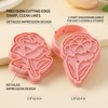 8 Pcs Flower Cookie Cutter Set, 3D Spring Floral Cookie