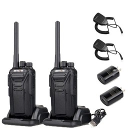 Retevis 2Pack Retevis RT27V MURS Walkie Talkie Two-Way Radios With Speak Mic&Adapter