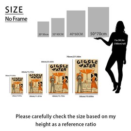 Vintage Unframed Painting, 1 Count Retro Canvas Wall Art without Frame, Wall Decor for Home Living Room Bedroom Study Room - Specification: 50*70cm/19.69*27.56inch, pattern: Letter & Character