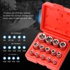 14Pcs E Star Socket Set Chrome Vanadium Steel Portable External