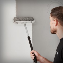 Maverick 424 Series V 12 inch 1.75" dia Paint Roller Cover Professional 15MM Sleeve Microfibre Semi Smooth Grey