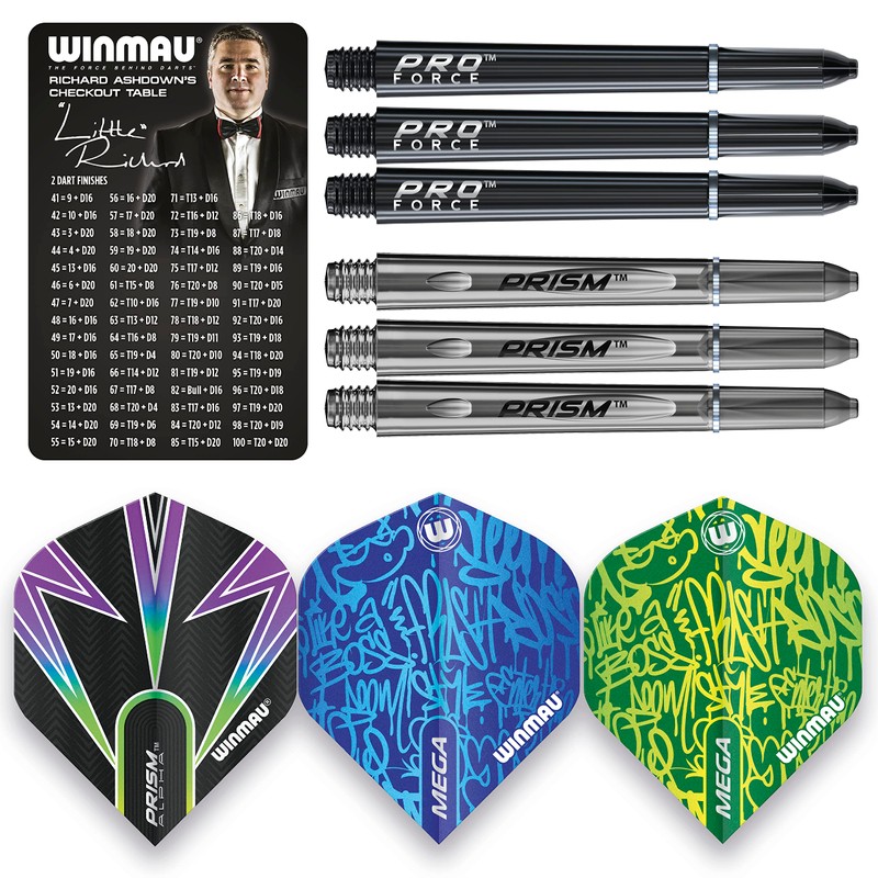 WINMAU Tuscan 24 g professional steel tip tungsten darts with