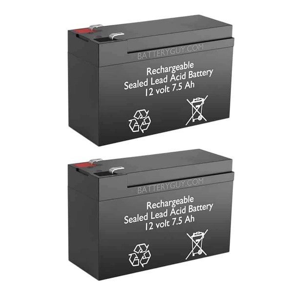 BatteryGuy KIN-1000AP Replacement 12V 7.5Ah SLA Batteries - Battery Guy