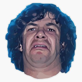 Dean Ween Guitar Face Bumper Sticker Vinyl Decal 5"