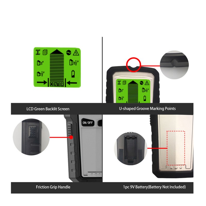Stud Finder Wall Scanner Stud Detector with LCD Display Stud