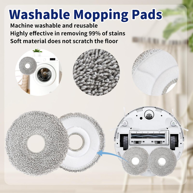 21 PCS Replacement Parts for Ecovacs Deebot N30 Omni, N30