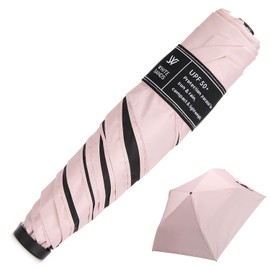 WHITE SANDS MOJA Ultralight Travel Umbrella Compact, Foldable, UPF 50+ Sun Protection LUNOA