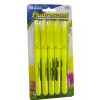 Bazic Fluorescent Highlighter resaltador surligneur Chisel Tip 5 pc