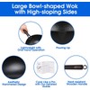12.5 Inch Carbon Steel Wok For Electric, Induction and Gas