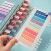 600Pcs Sticky Tabs, Transparent Sticky Notes Flags Pastel Book Tabs