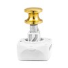 Five Oceans FO91 Polished Brass Keyless Push Button Latch