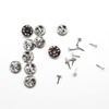 50 Pcs Pin Badge Backs - Butterfly Clutch Metal Pin Backs with